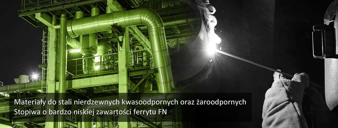 Materiały spawalnicze dla przemysłu chemicznego